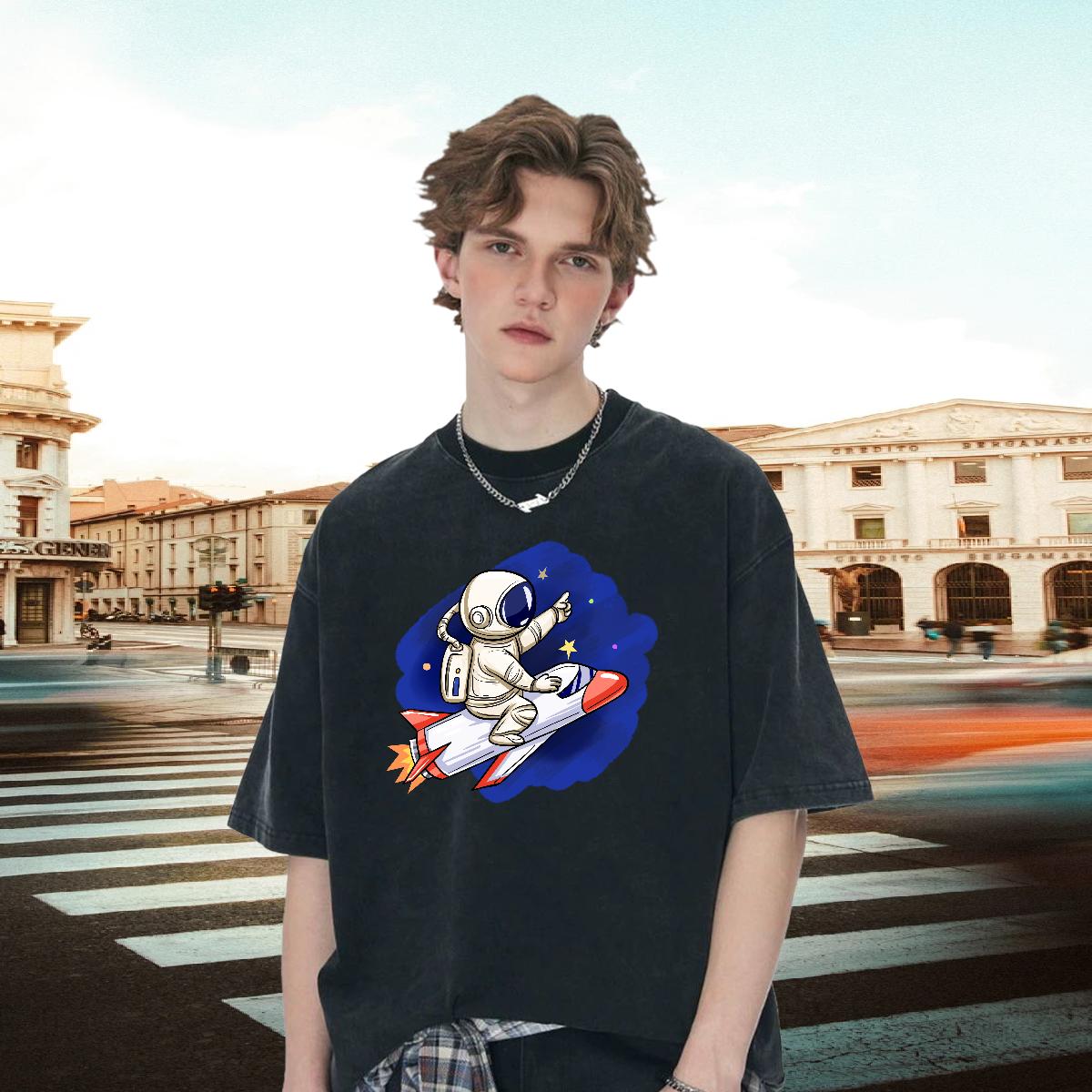 Popular Mens T Shirts Daily Outfit Crew Neck Cotton Men Tees Brand Custom Print Oversized Top Tees