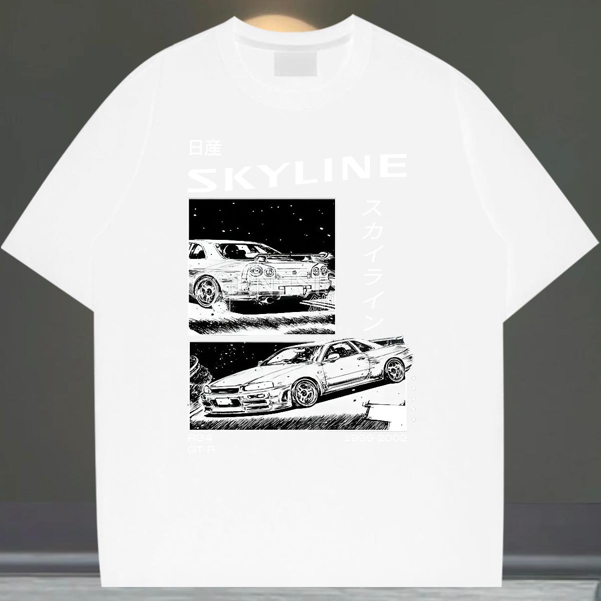 Soft T-Shirts Daily Outfit Cotton Breathable Short Sleeve Men Clothes T-Shirt Designer Fashion Graphic Tee Shirt