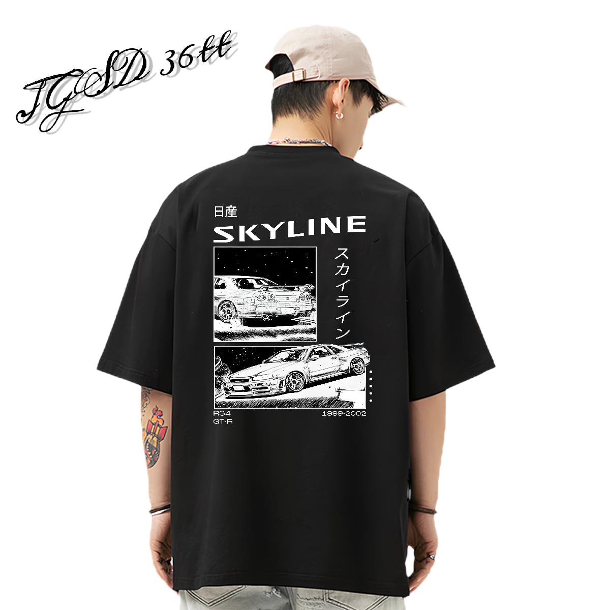 Designer Men Clothes T-Shirt Cotton Breathable Sport T Shirt For Man Cartoon Print 2024 Summer Polos