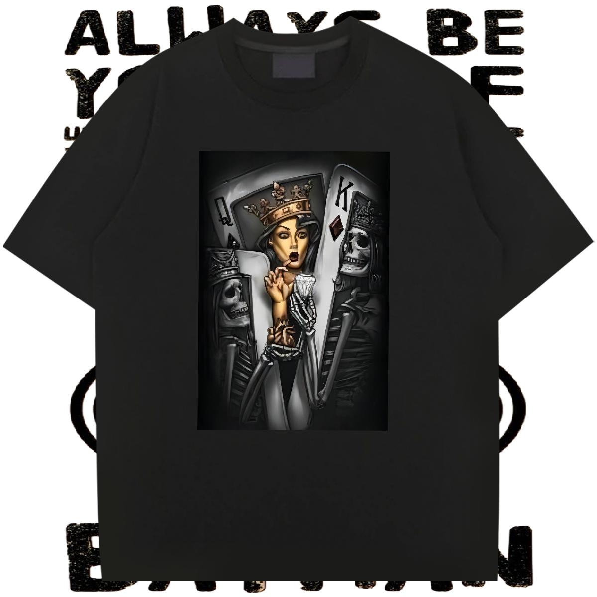 2024 Summer T Shirts Men Black White Mens Tshirts Street Wear Cotton Breathable Soft Cool Design Top Tees