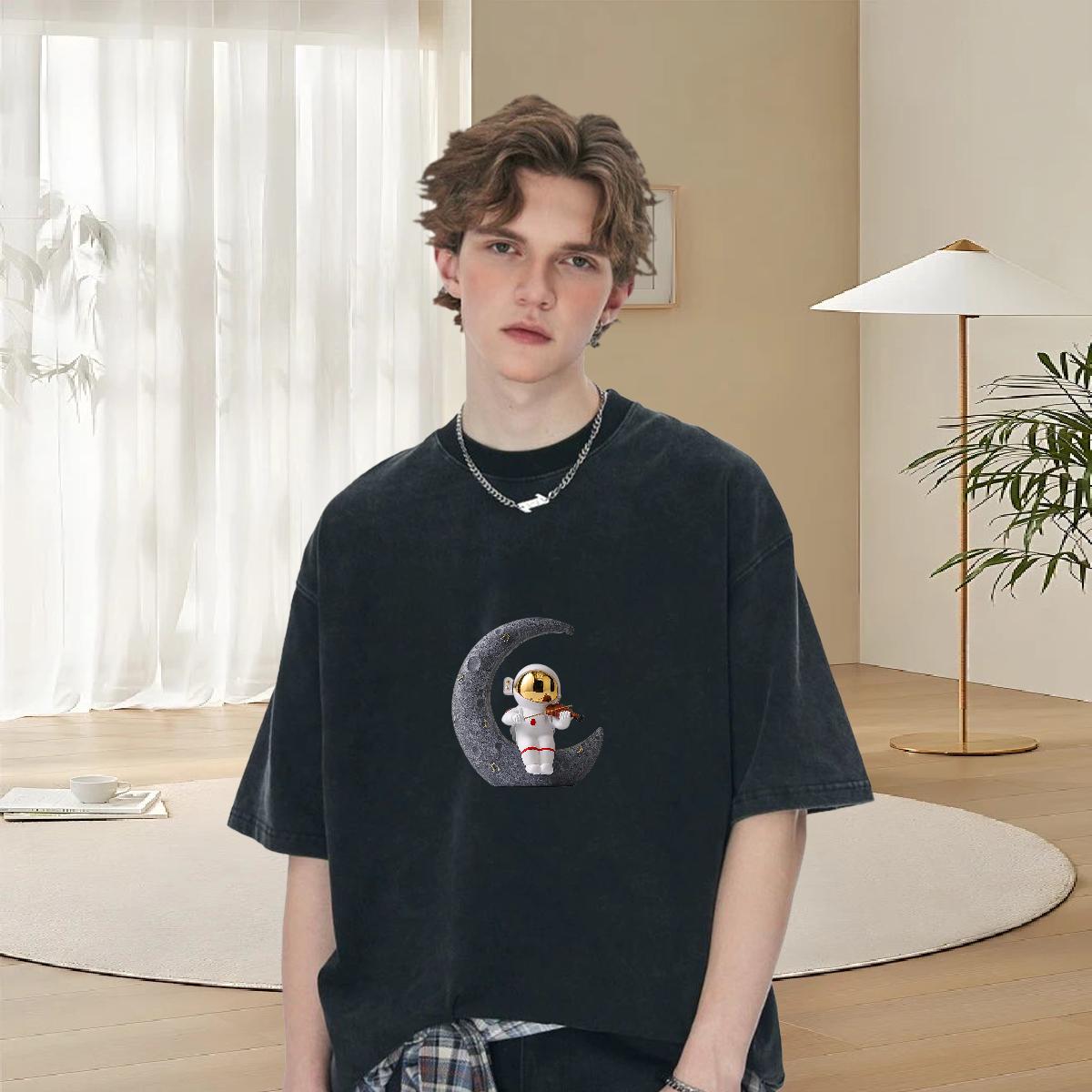 Comfortable T Shirt For Man Street Casual Cotton Breathable Soft Couples T Shirts Brand Custom Cartoon Clothings