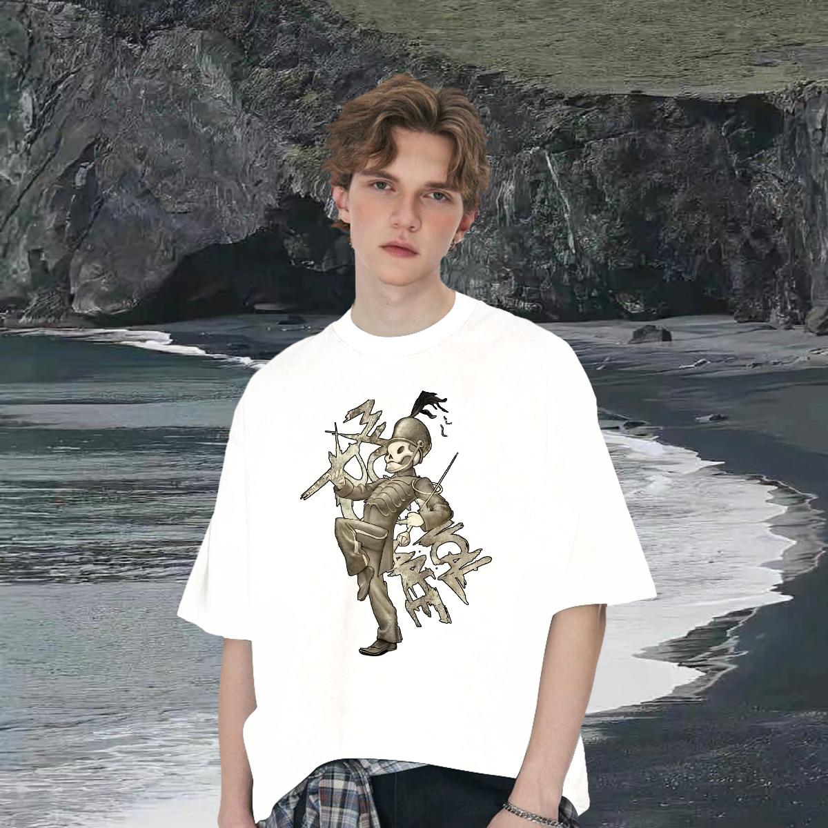 Wholesale T-Shirts Asian Size Summer Casual Tshirts Round Neck Short Sleeve Cool Design Clothes