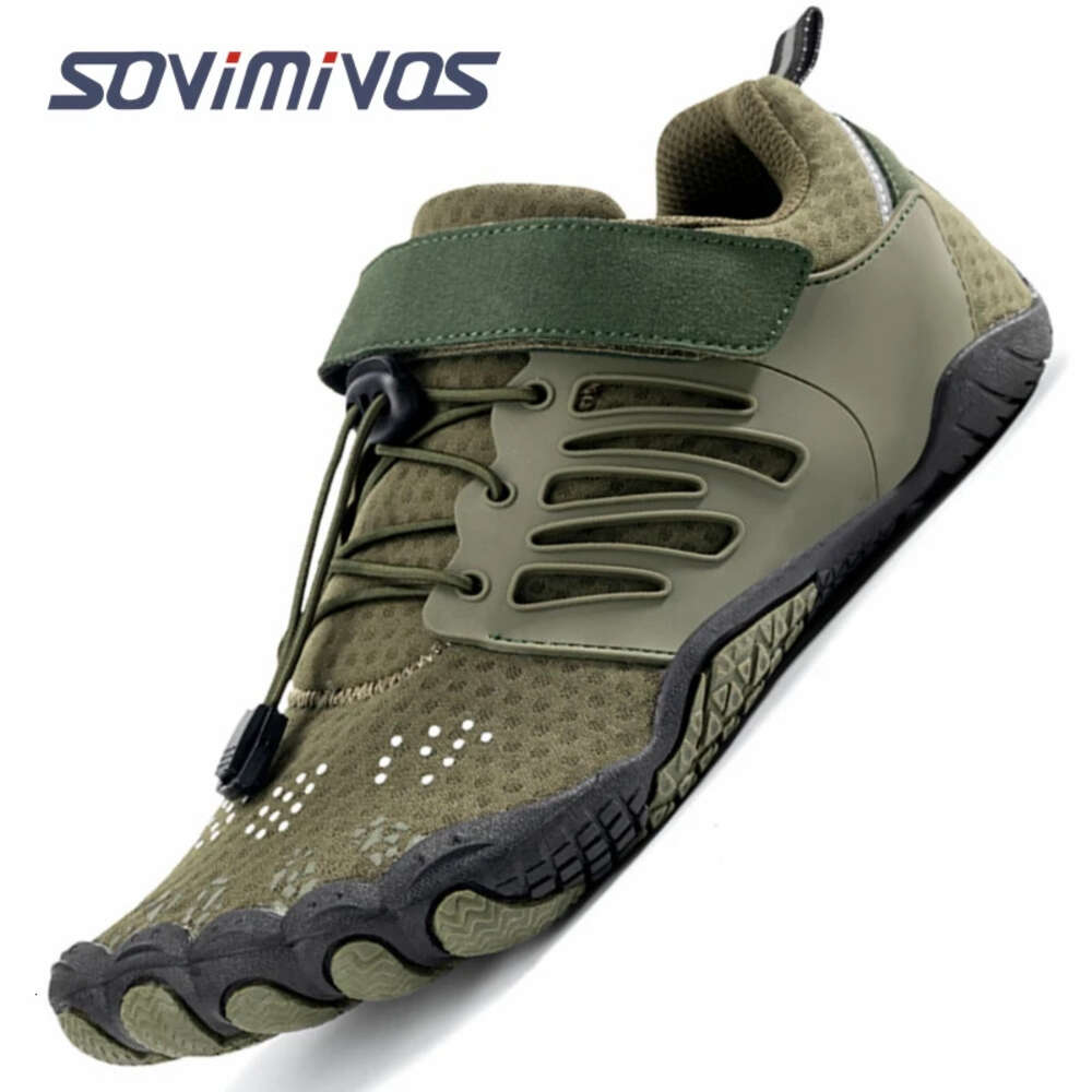 Men's Cross Trainer Minimalist Barefoot Shoes Zero Drop Sneakers Wide Toe Box | Upgrade Stability Knitted Sandals for Womens