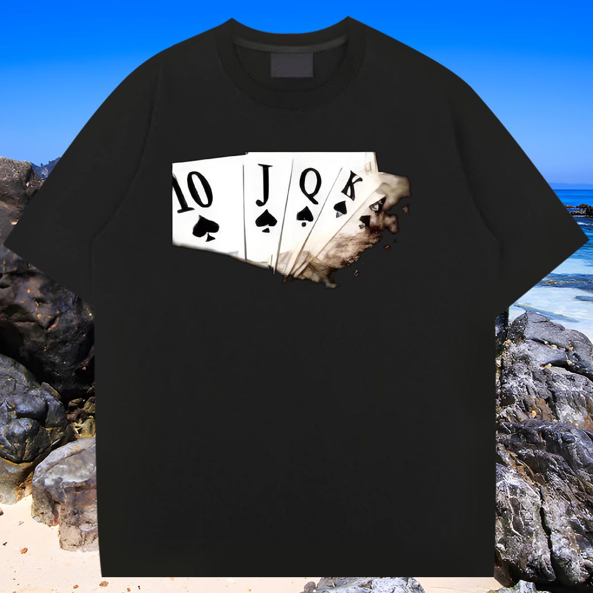 Designer Mens T Shirts Anime Printing Street Breathable Short Sleeve Men Tees Fashion New Black Oversized Tops Shirt