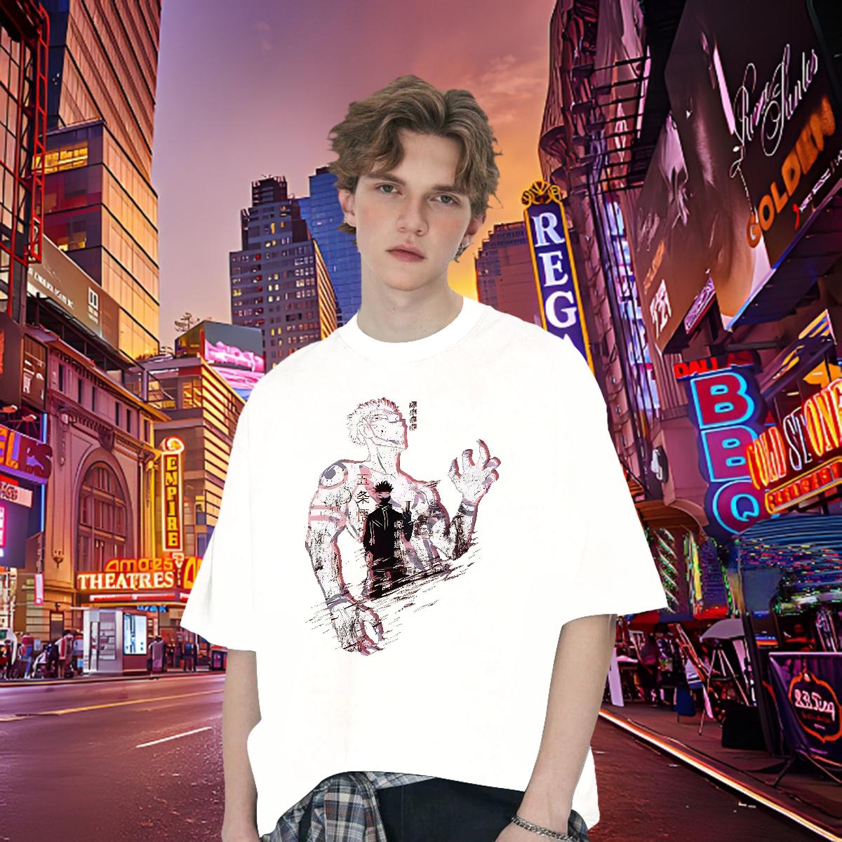 Brand T-Shirts for Men High Street Hip Hop Cotton O Neck Short Sleeves Tshirt for Man Woman Classic Custom Print Plus Size Tshirts