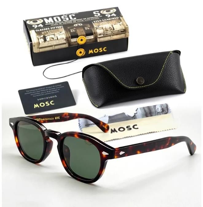 designer sunglasses mosc Johnny Depp Retro Fashion sunglasses for women Style Sunglass Car DrivingOutdoor Polarized Sport Sunglasses mens with box