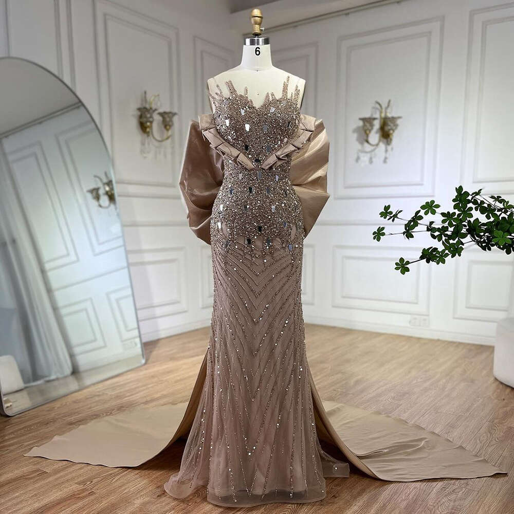 Mermaid Evening Dress - Elegant Beaded Formal Gowns For Women Party