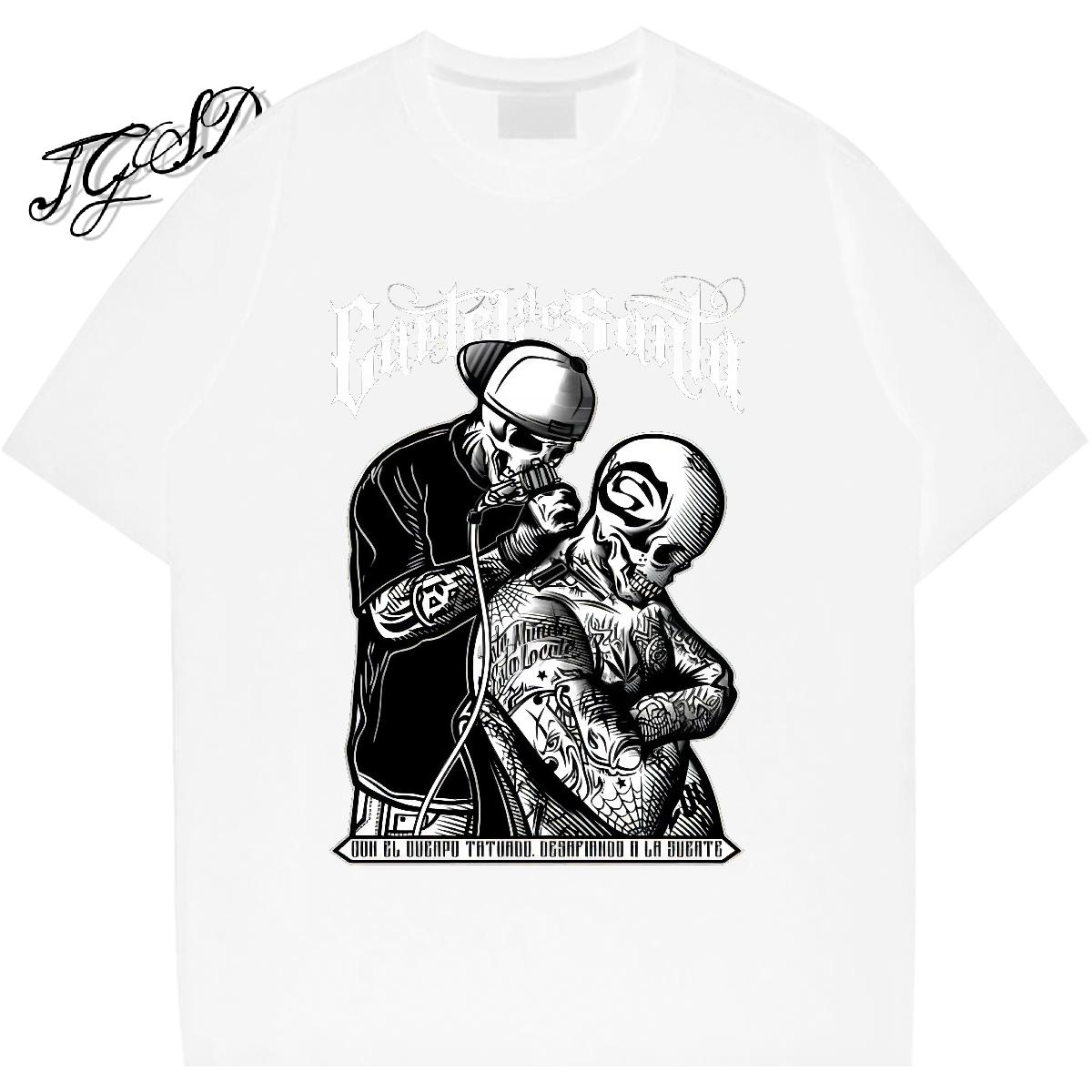 Loose Tshirts Short sleeve Cotton Soft Casual Daily Wear Mens T Shirts Floral Print 2024 Designer Tees