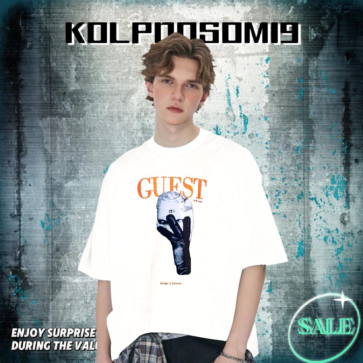 Custom T shirt Cartoon Printing S-3XL Street Wear Couples T Shirts Round Neck Short Sleeve Unisex Tees Shirts