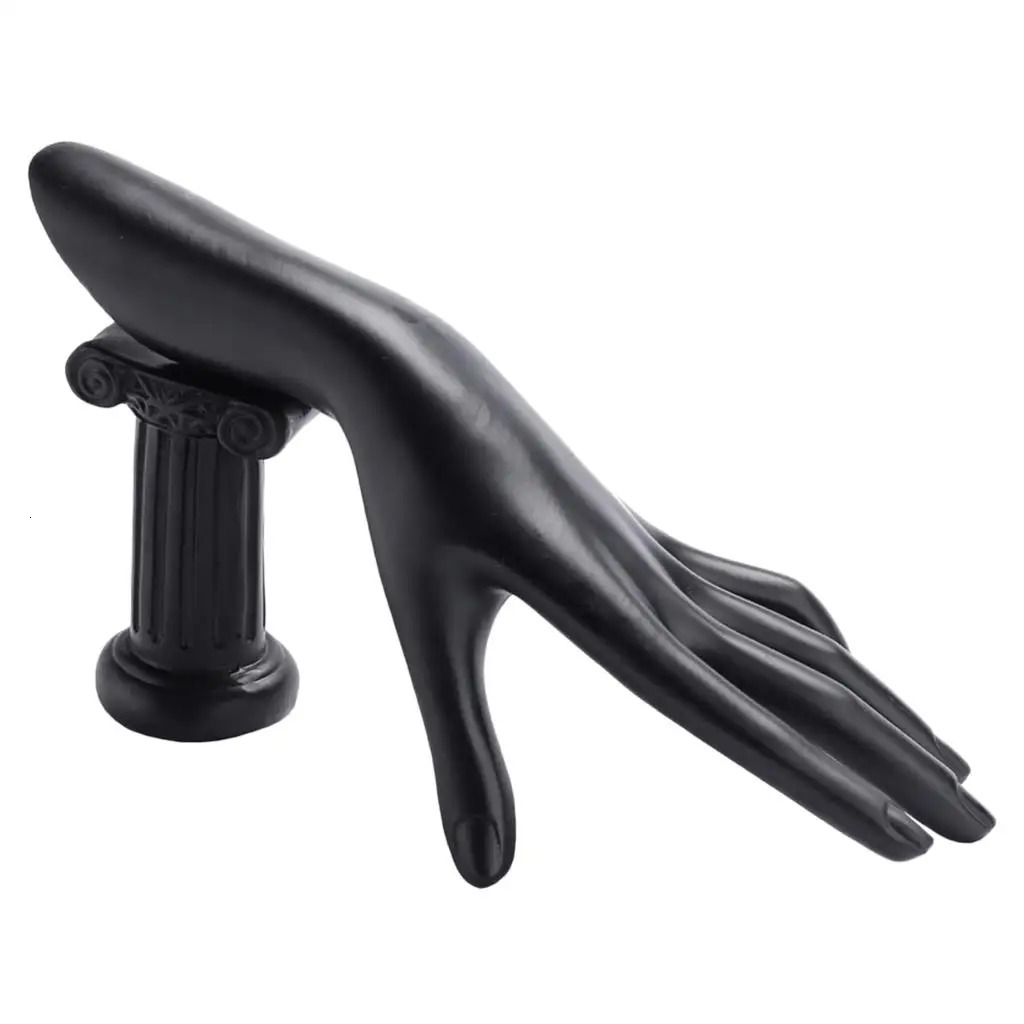 Jelwery Lightweight Display Ring Bracelet Display Mannequin Hand EarShowing Resin Stand Organizer Holder Desktop Showcase Decor 240531