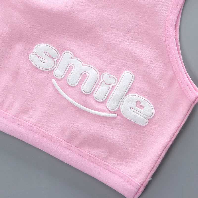 Camisole Womens Tanks Camis 5pc/Lot Teen Bra Girl Vest Cotton Spandex Big Girls Sport 8-14 Years Adolescente s Underwear WX5.31