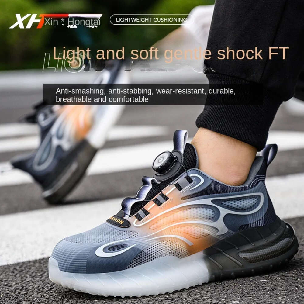 Steel Toe New For Men Lightweight Sneakers Puncture Proof Shoes Unisex Coustruction Safety Work Boots Ddmycat