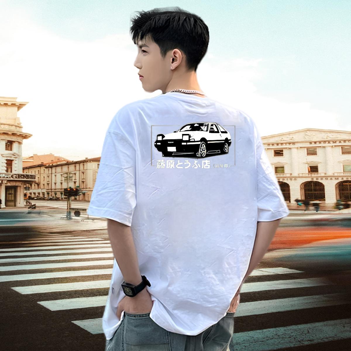 DIY Men T Shirts Plus Size Cartoon Mens Tshirts Beach Crew Neck Cotton 5A Clothings