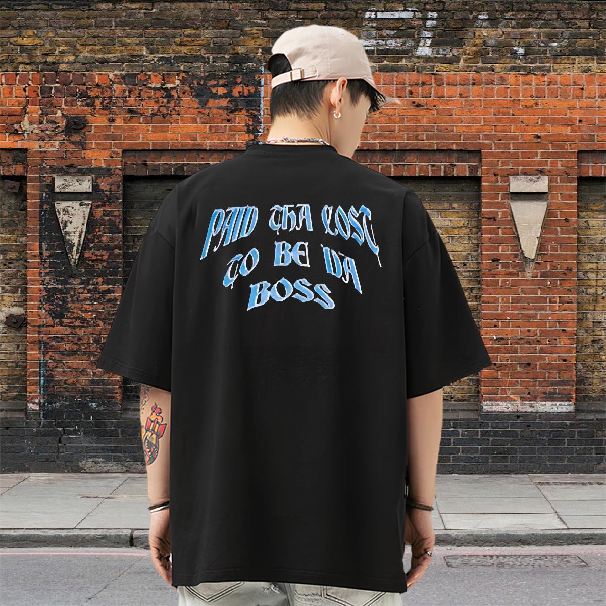 Designer Men Tops Tees Cotton Breathable Short Sleeve Street Wear Man T Shirts Floral Print DIY Customized Top Tees