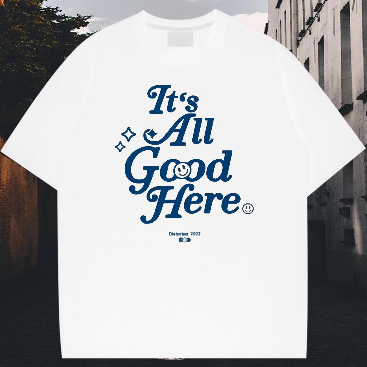 New Men T Shirts Custom Cartoon Street Casual Men Clothes T-Shirt Breathable Crew Neck Cotton Popular Tee Shirt