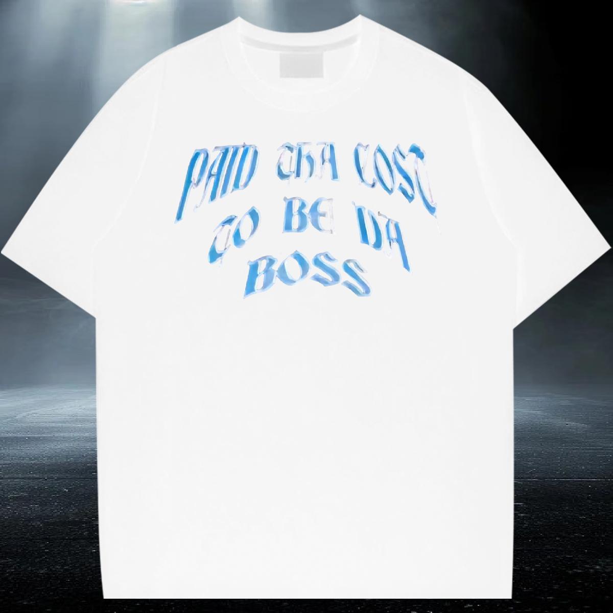 Classic Tshirts Crew Neck Cotton Breathable High Street Hip Hop Mens T Shirts Custom Printed 2024 New Polos