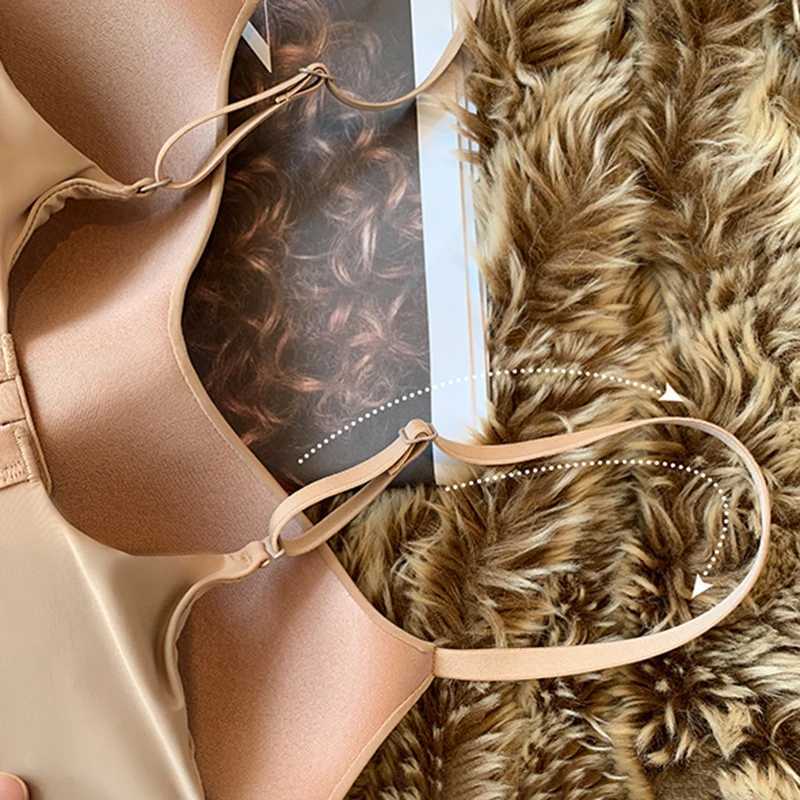Camisole Camisole Fashionable Girls Bra Womens Underwear Solid Color Steel Free Ring Bra Adjustable Lace Training Underwear WX5.31
