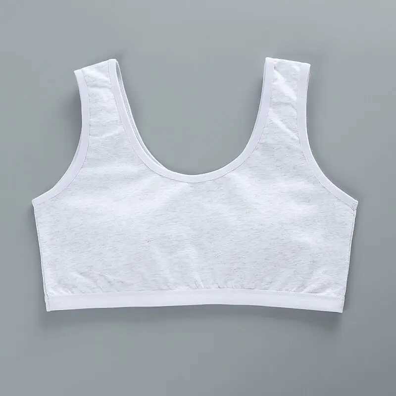 Camisole Camisole 3pcs/Lot Teenage Girls Training Bras Girl Bra Underwear Solid Cotton Letter Print Underclothes for ren s Brassiere WX5.31