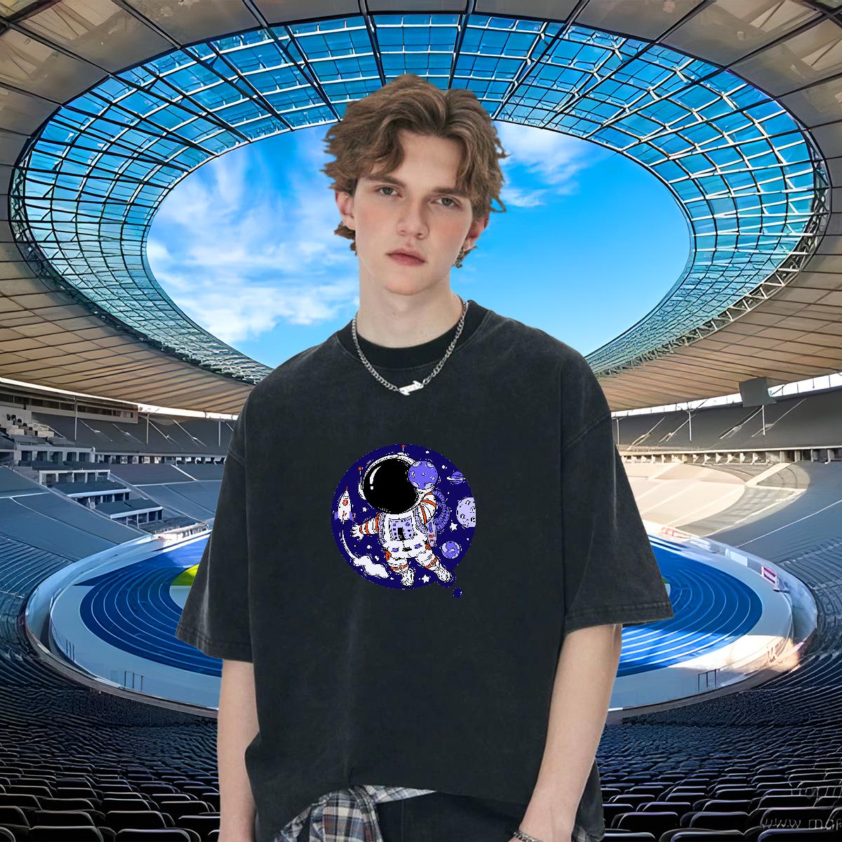 Designer Man T Shirts High Street Hip Hop Cotton Breathable Short Sleeve Couples T Shirts 2024 DIY DIY Logo Clothings