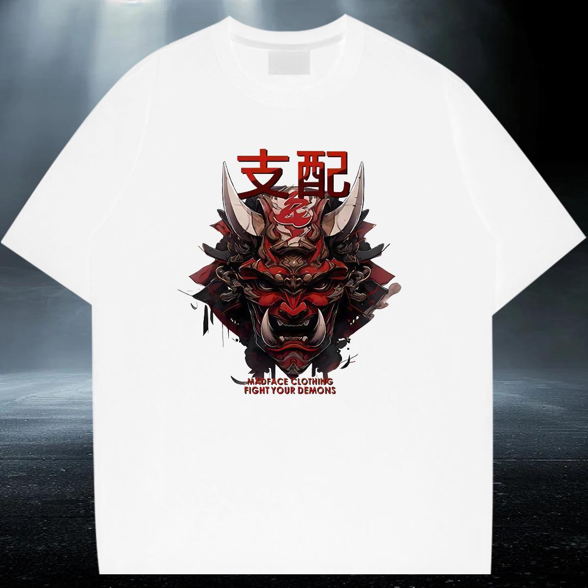 5A Men Tops Tees Breathable Crew Neck Anime Printing Street T-Shirts for Men Black White Designer Tee Shirt