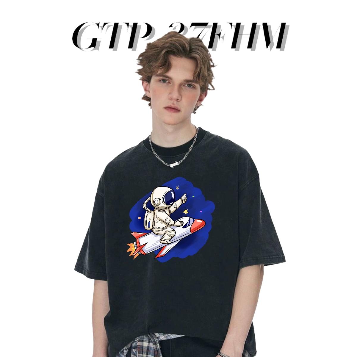 Stylist Mens T Shirts DIY Anime Tshirts Daily Wear Breathable Crew Neck Cotton Popular Clothes