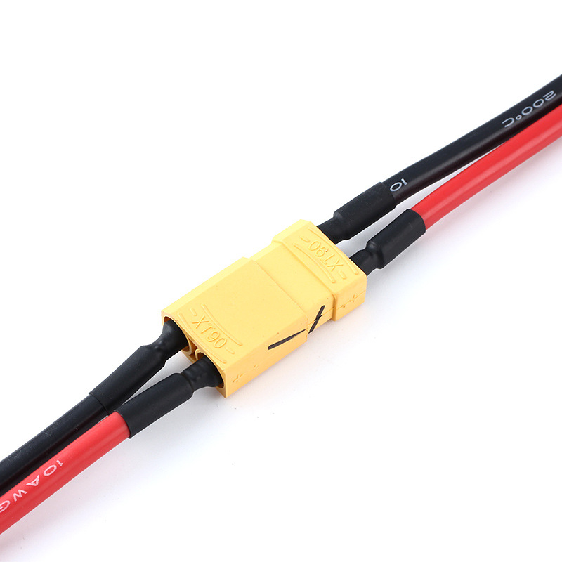 XT90 male and female outdoor energy storage connectors, aircraft model wiring harnesses, lithium battery electrical adjustment connection wires