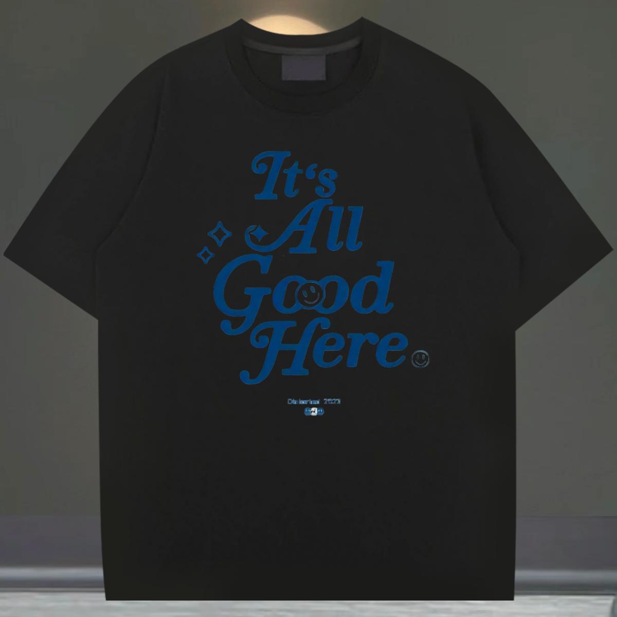 Loose Fit Men Tshirts Breathable Crew Neck Cotton Home Outdoor T shirt DIY Printed New Wear