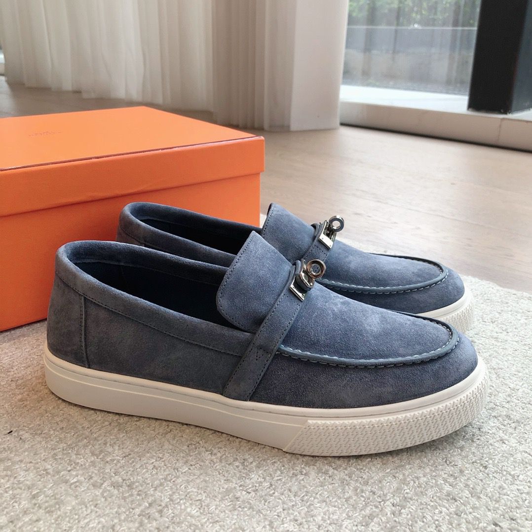 Casual-look Gentleman Game Slip-on Sneaker Shoes Palladium-plated buckle Loafers Walking Party Wedding Dress Business Daily Wear Moccasins