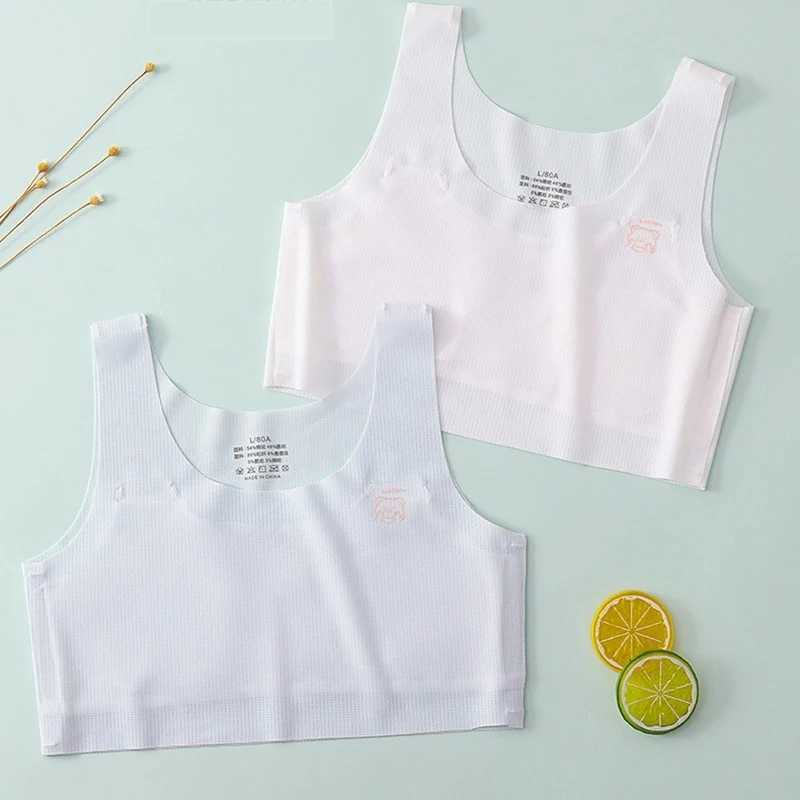 Camisole 2023 Youth Girls New Girl Development Cycle Bra No Steel Ring Sports Tube Top Solid Color Training WX5.31VAHY