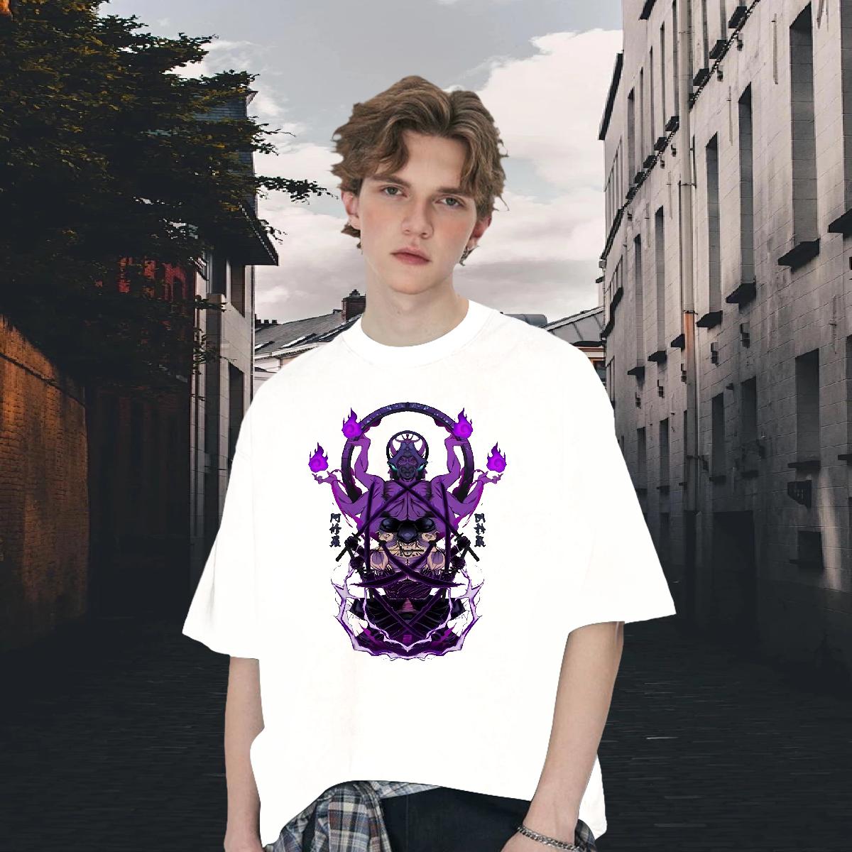 Wholesale Tshirt for Man Woman Crew Neck Cotton Breathable Street wear Hip Hop Mens T Shirts Cartoon Print Fashion Design Wear