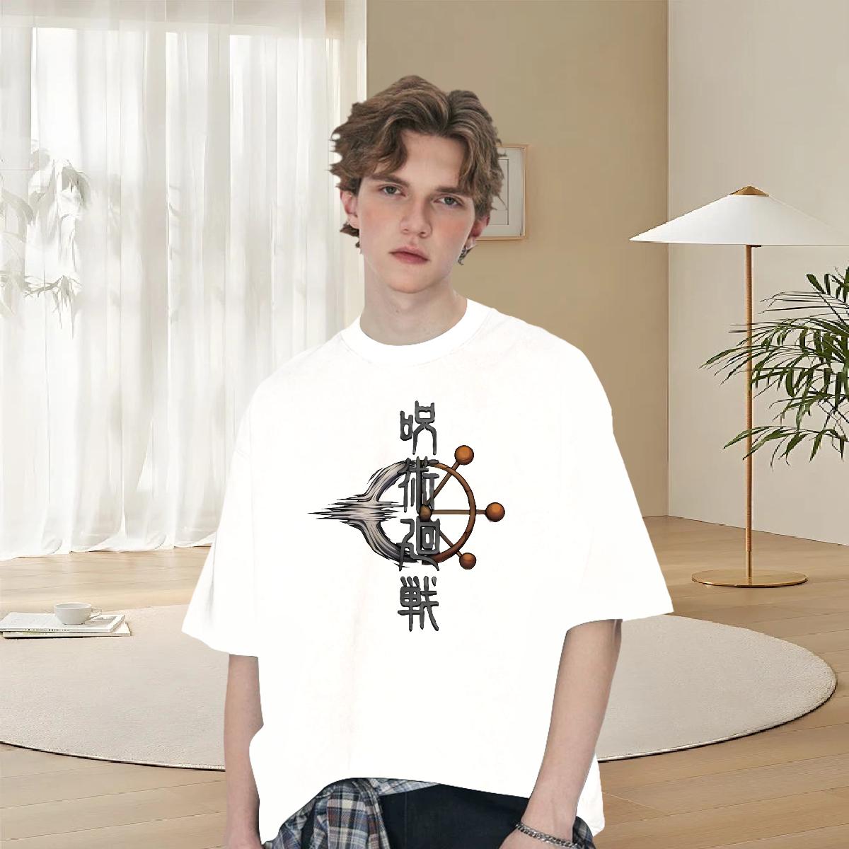 Popular T shirt Hip Hop Street Crew Neck Cotton Breathable Mens Tshirts Classic Casual DIY Clothings