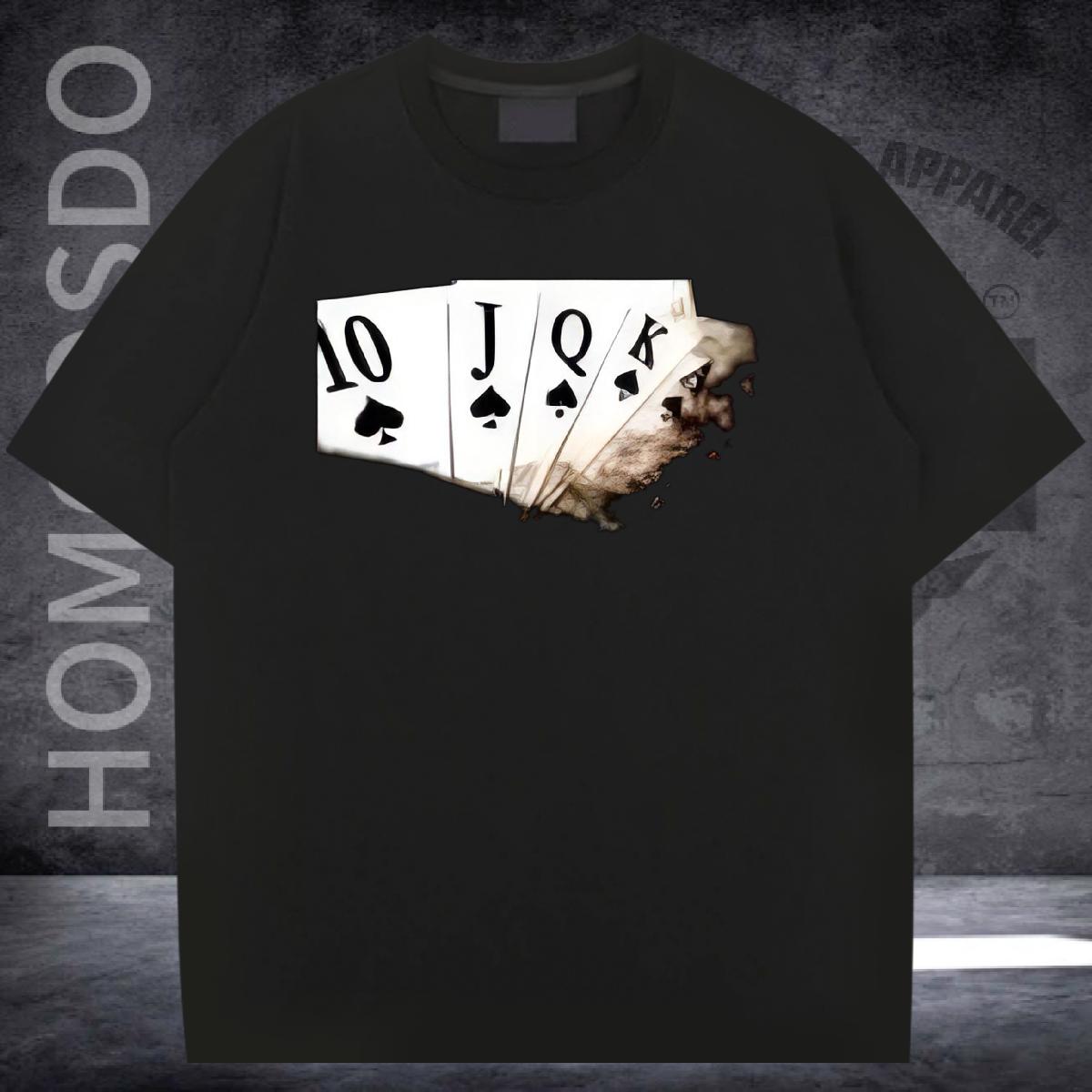 Fashion Designer T shirt Black Oversized Mens Tshirts Street Wear Short sleeve Cotton Soft Popular Polos