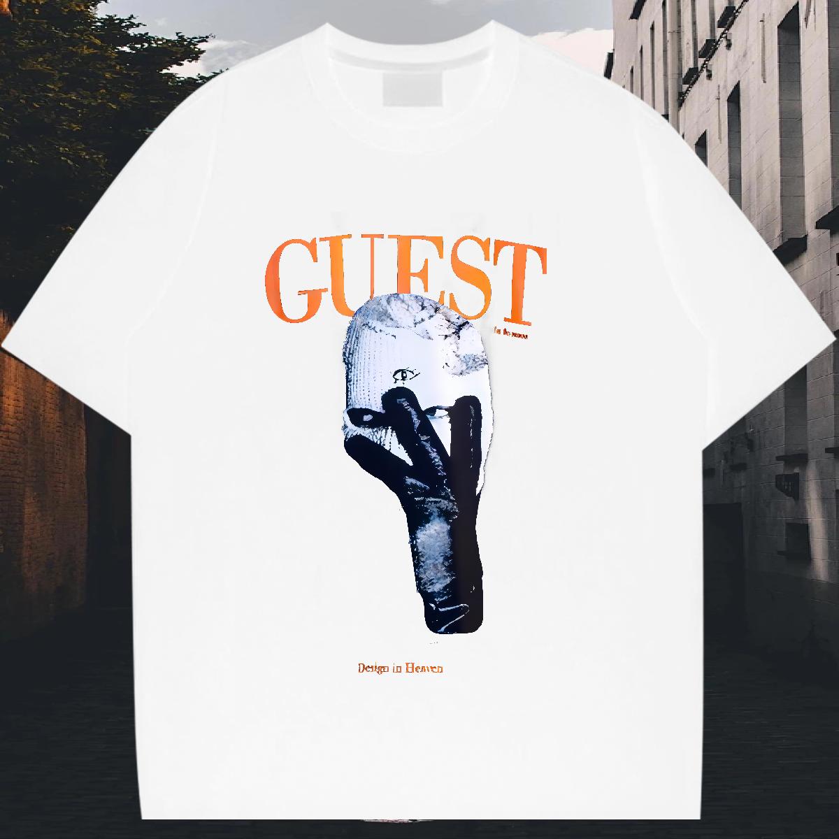 5A Couples T Shirts Cotton Breathable Street Casual T Shirt For Man Cartoon Print New Tops Shirt