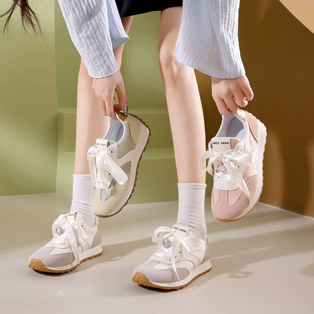 Women's Sneakers Patchwork Casual Lace Up Non-Slip Walking Shoes Comfortable Tennis Running Fashion Sports Trainers ddmythur