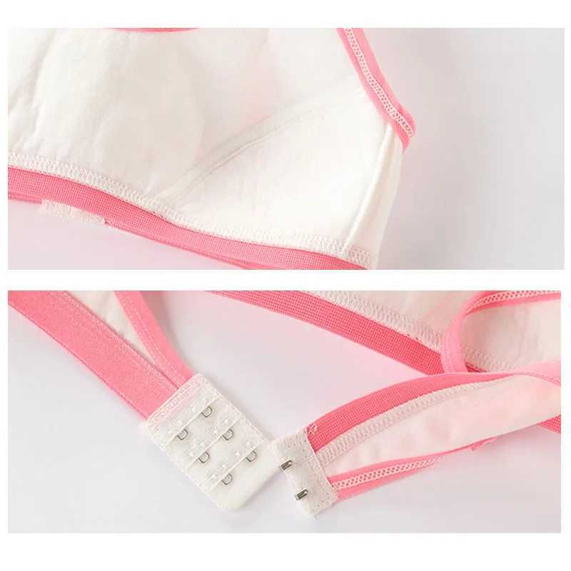 Camisole Camisole 4 pieces/batch Youth Girls Bra Cotton Girls Bra Back Button Design Youth Girls Training Bra Breathable Girls Underwear WX5.31