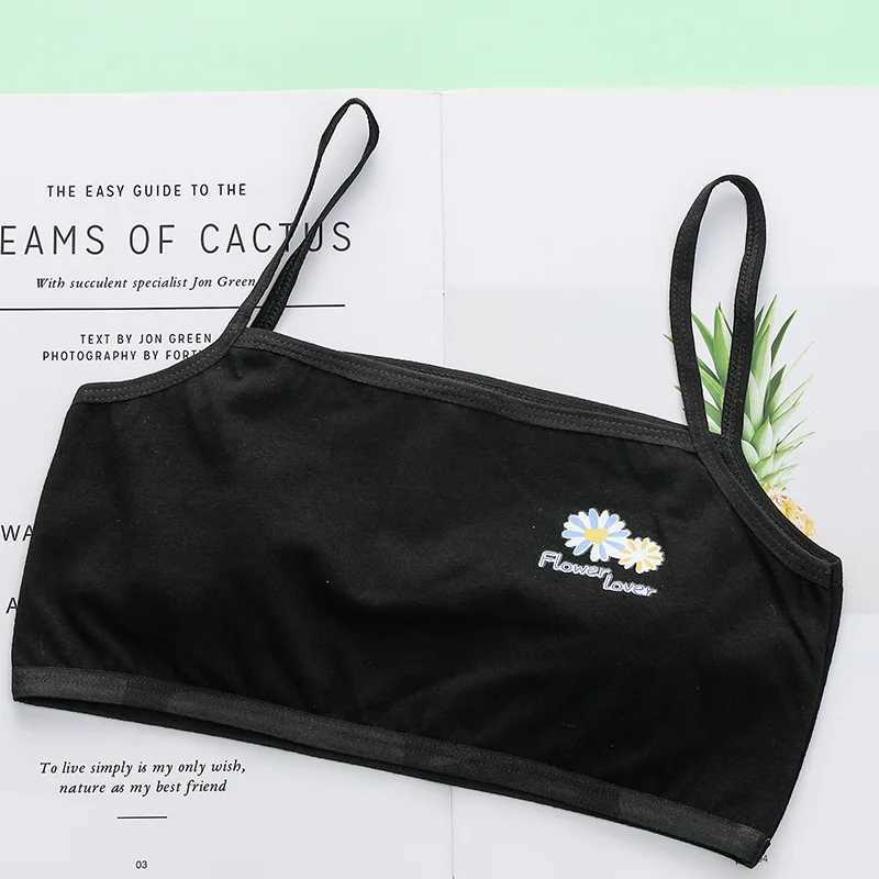 Camisole Camisole 3Pc/Lot s Underwear Cotton Girls Tank Top Cartoon Color Undershirt Girls Singlet Baby Camisole Bra Tops Sport Bra 7-15Y WX5.31