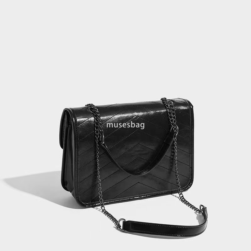 New fashionable shoulder bag casual and versatile handbag white city style crossbody bag niche underarm bag commuting women's bag
