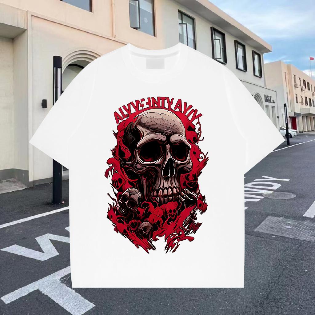 Comfortable T Shirts Men Home Outdoor Cotton Breathable Tshirts Designer Plus Size Cartoon Clothings