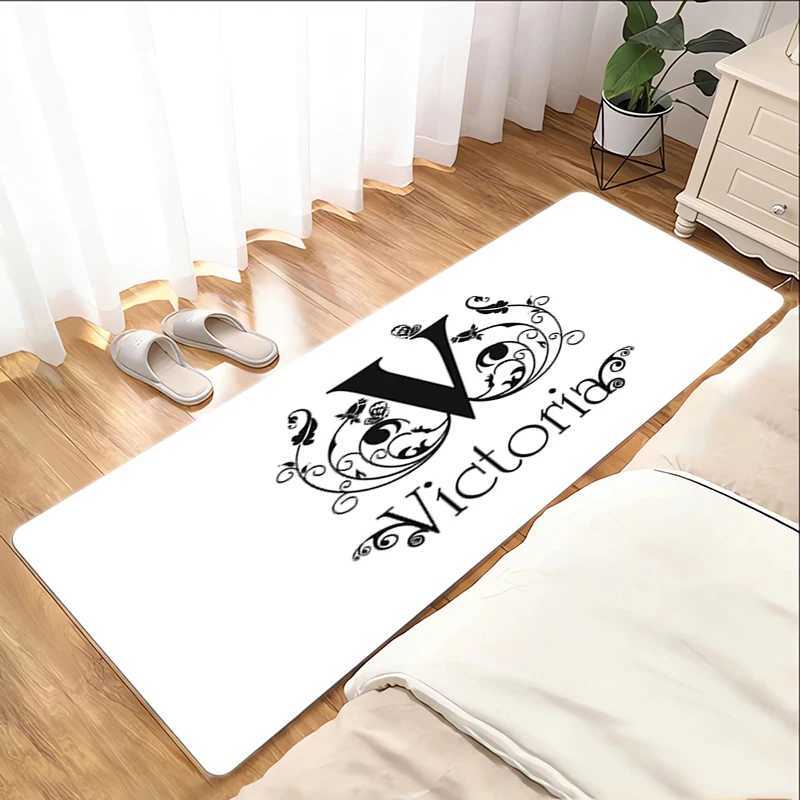 Bath Mats Door Mat V-VICTORIA S-SECRET Entrance Door Bedroom Carpet Kitchen Room Mat Balcony Carpet Bathroom Floor Mat T240604