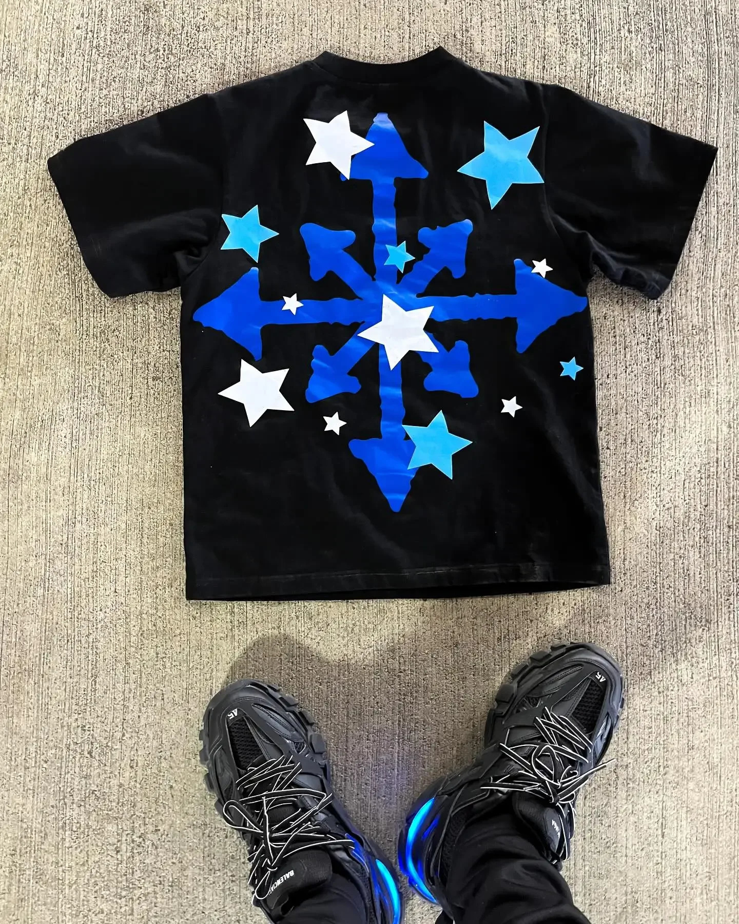 Street fashion trend women patterned printed T-shirt versatile Y2k Harajuku loose couple short sleeved oversized t shirt 240530