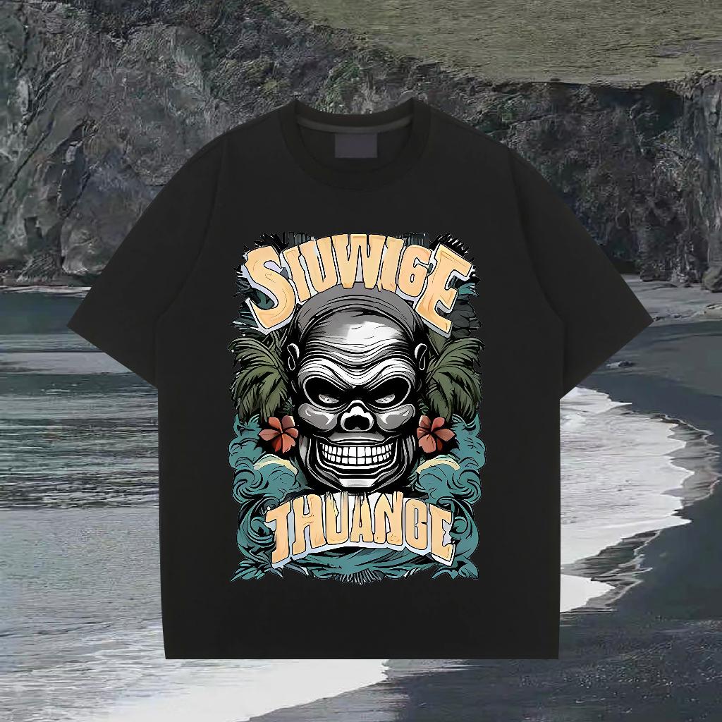 Loose Fit T Shirts Men Sports Casual Round Neck Short Sleeve Tshirts Stylist DIY Logo Polos