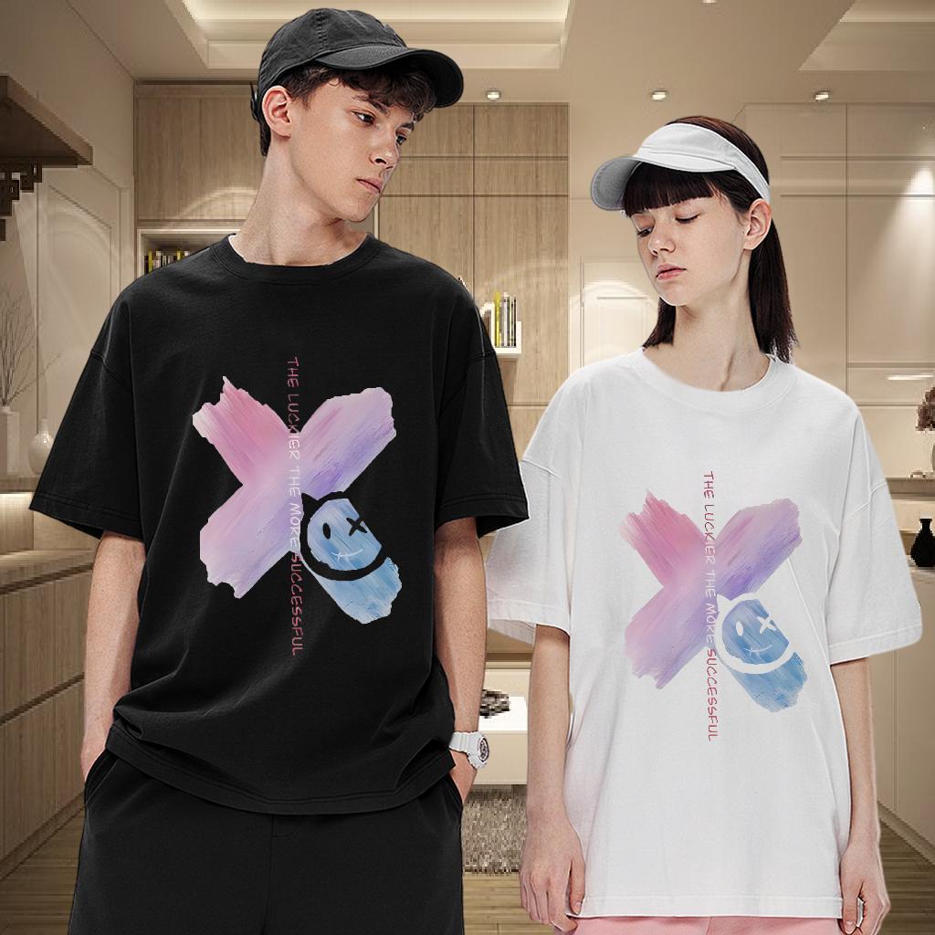 Fashion New T Shirts Men DIY Logo Tshirts Sport Short sleeve Cotton Soft 5A Tops Tees