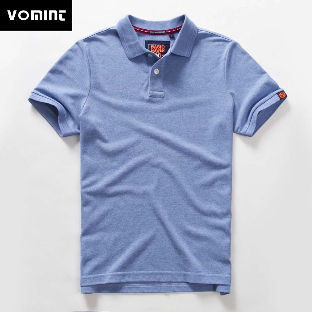 Summer Mens Polo shirts Cotton Shirts Short Sleeve Letter Embroidered Emblem Simple Shirt for Male Size M-3XL BP6900 240530