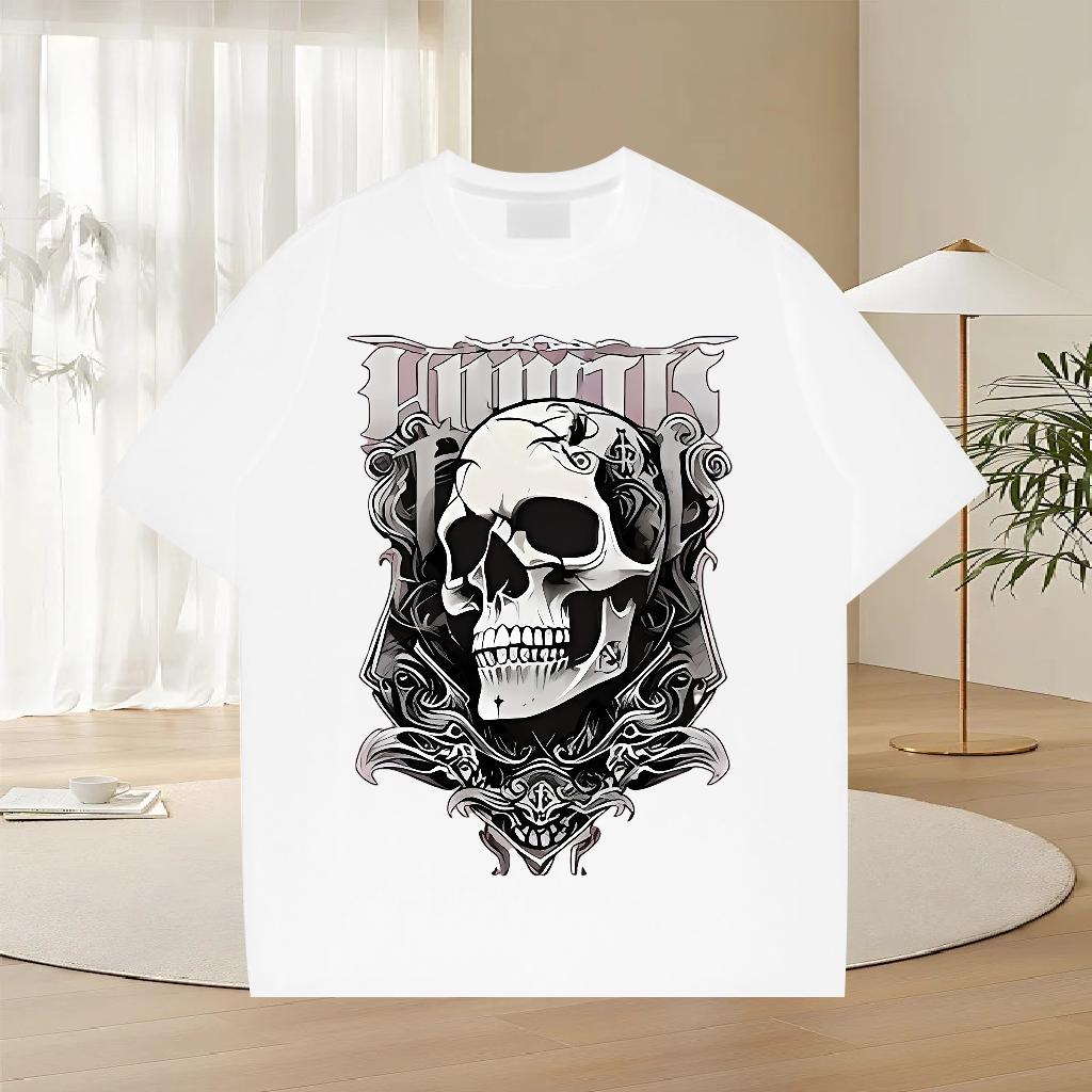 Brand Man T Shirts Street Cotton Breathable Soft Men Tops Tees New DIY Printed Top Tees