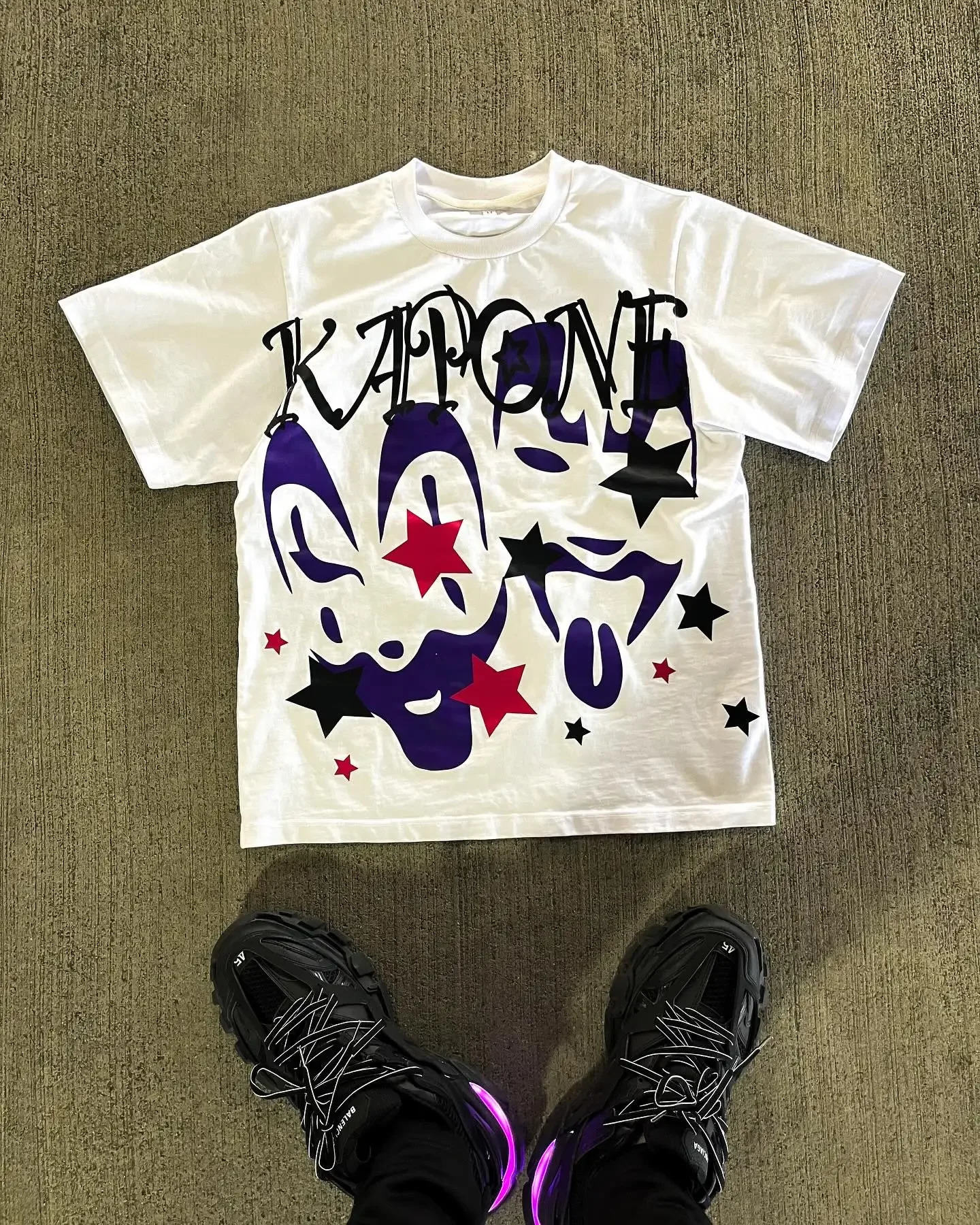 Street fashion trend women patterned printed T-shirt versatile Y2k Harajuku loose couple short sleeved oversized t shirt 240530