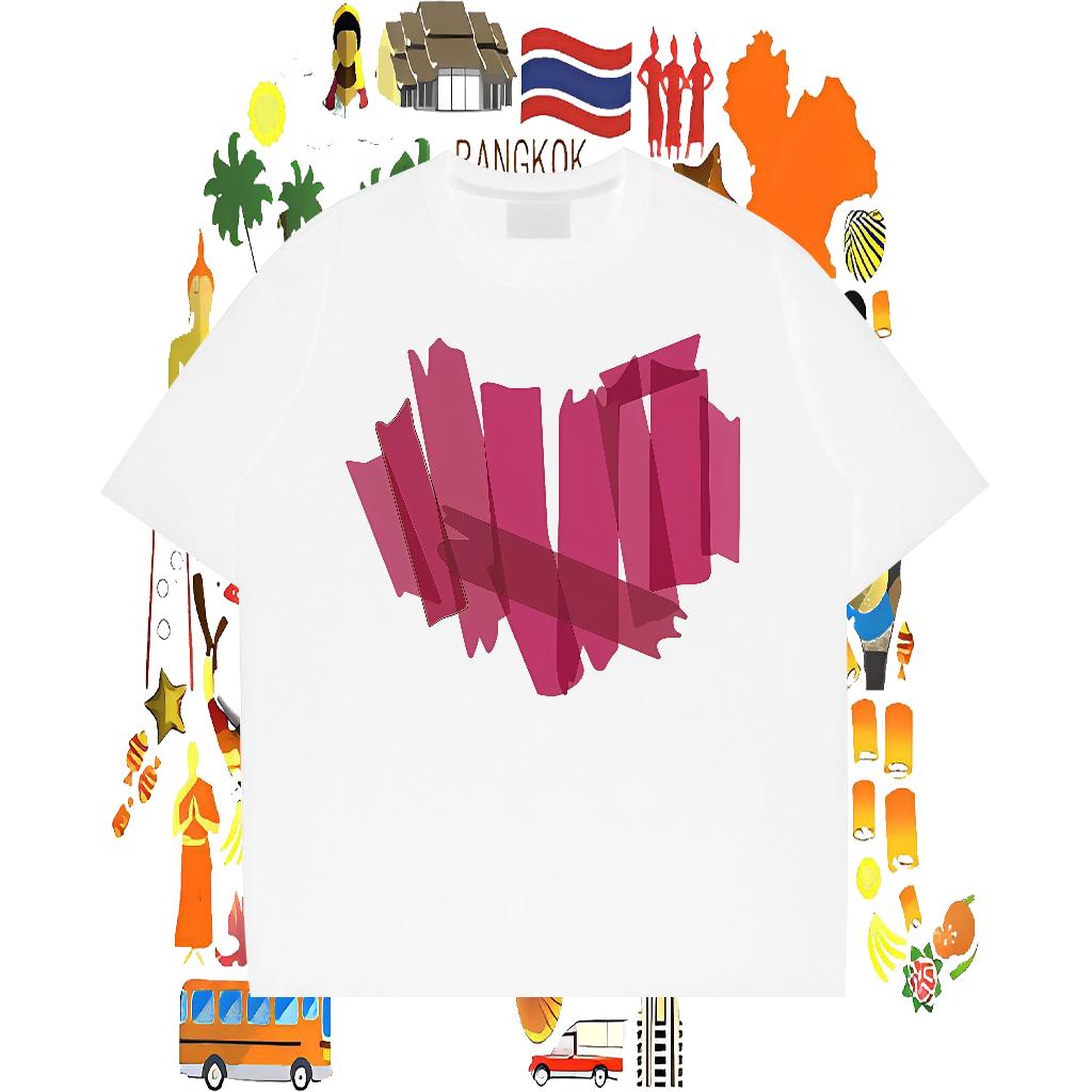 New Designer Men T Shirts Cartoon Printing S-3XL Couples T Shirts Home Outdoor Cotton O Neck Short Sleeves Cool Top Tees