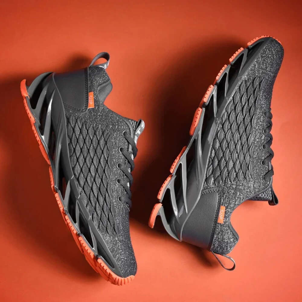 S Running Men Anti Slip Fashion Sports Shoes Breathable Mesh Soft Sole Casual Footwear Walking Sneakers Plus Size Ddmysaturn