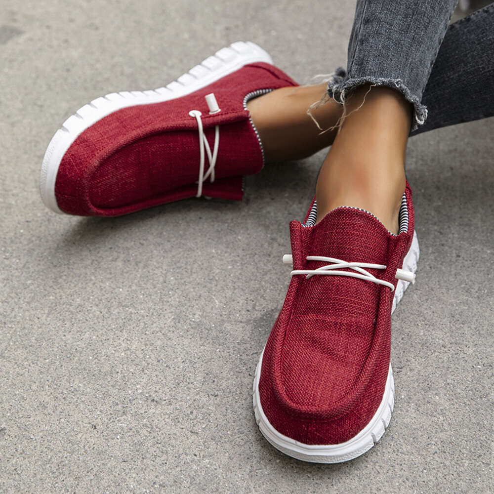 Arrival Summer New Autumn Comfortable Casual Womens Canvas Shoes For Women Brand Fashion Flat Loafers Shoe Ddmysaturn