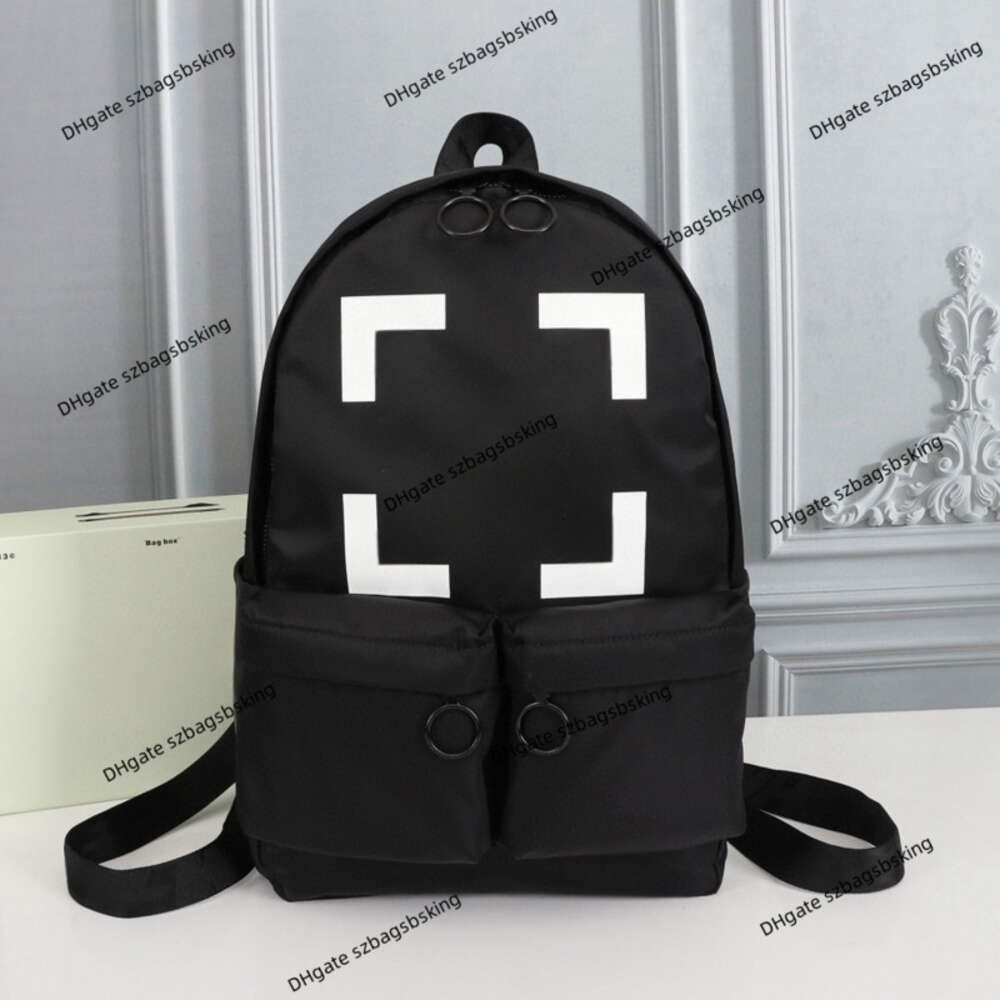 10a Designer Backpack offBrands White duffel Bag Sports Travel Bag New print arrow tote bag Versatile men's and women's outdoor leisure large capacity luggage handbag