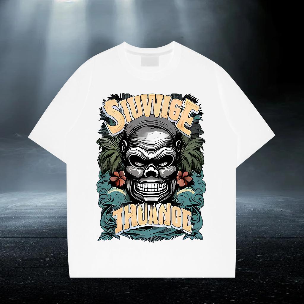 Classic T Shirt For Man Street Short Sleeve Cotton O-Neck Couples T Shirts Brand Anime Print Top Tees